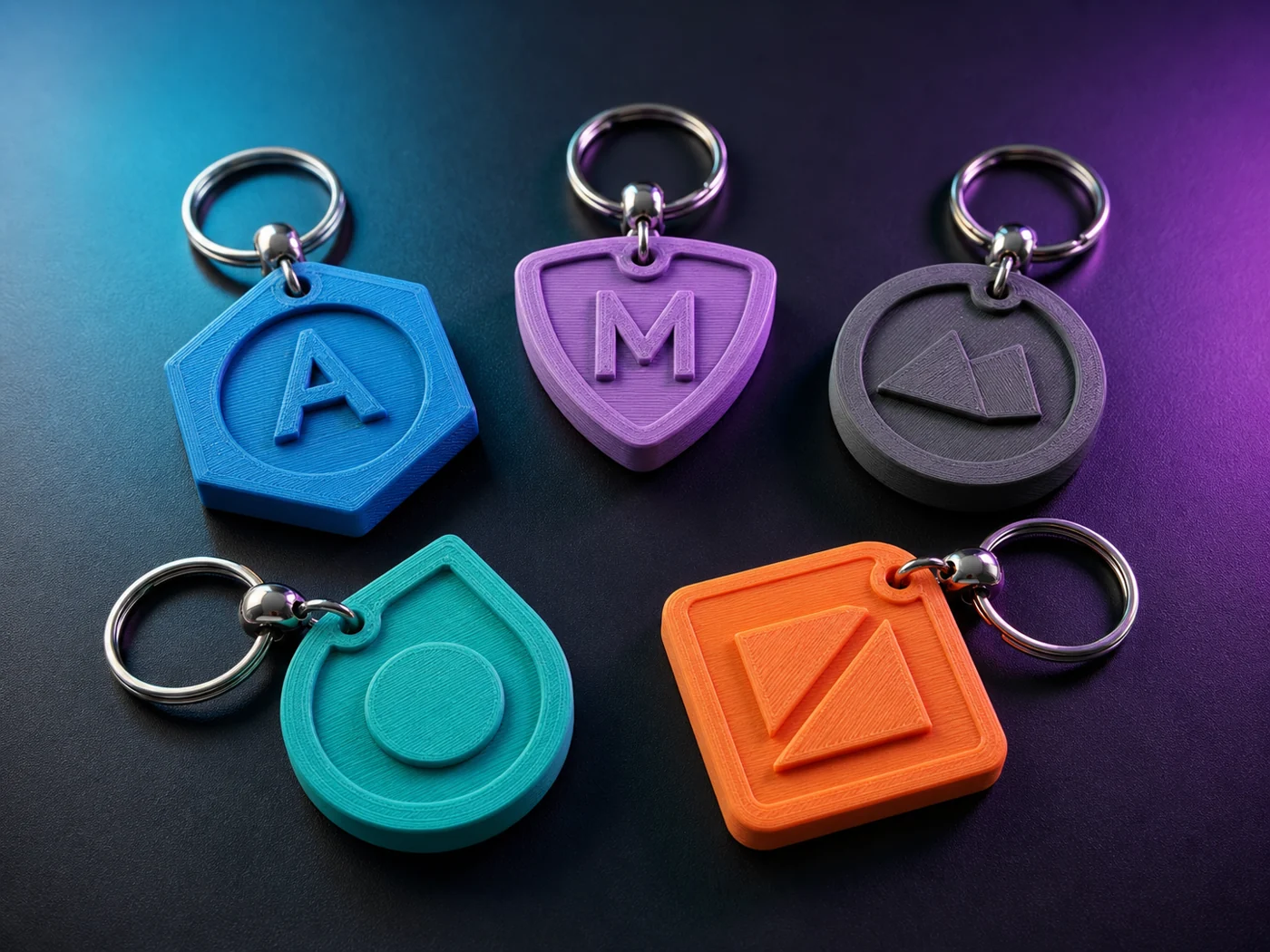 Productos de Llaveros personalizados impresos en 3D